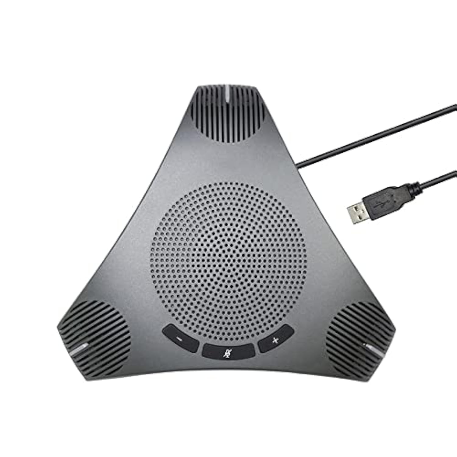 Trusbee Conference Speaker And Microphone,360 Omnidirectional Usb Speakerphone Microphone, Clear Voice Pickup, Noise Reduction C